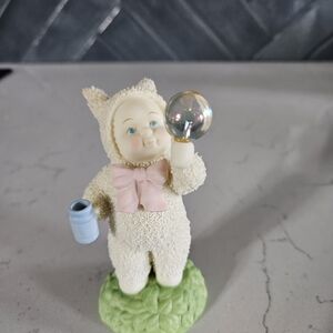 Vintage Department 56 Snowbunnies "Don't Burst My Bubble"